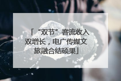 “双节”客流收入双增长，电广传媒文旅融合结硕果