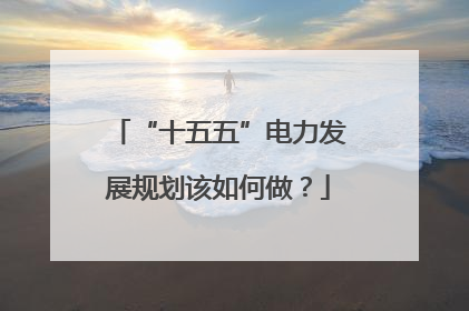 “十五五”电力发展规划该如何做？