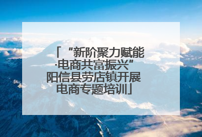“新阶聚力赋能·电商共富振兴”阳信县劳店镇开展电商专题培训