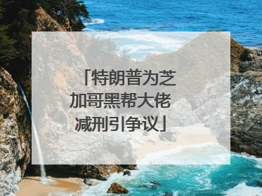 特朗普为芝加哥黑帮大佬减刑引争议