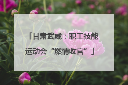 甘肃武威：职工技能运动会“燃情收官”