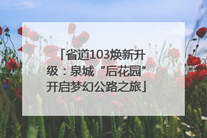 省道103焕新升级：泉城“后花园”开启梦幻公路之旅