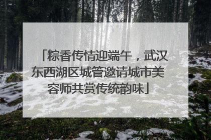 粽香传情迎端午，武汉东西湖区城管邀请城市美容师共赏传统韵味
