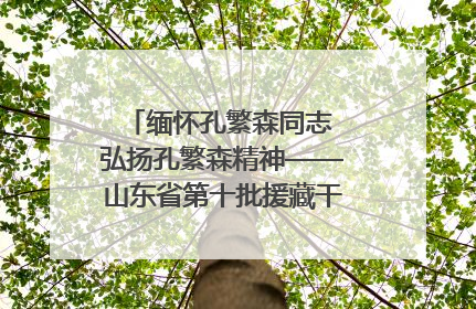 缅怀孔繁森同志 弘扬孔繁森精神——山东省第十批援藏干部人才清明节前到岗巴县开展党性教育