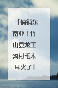 俏销东南亚！竹山县龙王沟村毛木耳火了