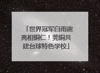 世界冠军白雨露亮相铜仁！莞铜共建台球特色学校