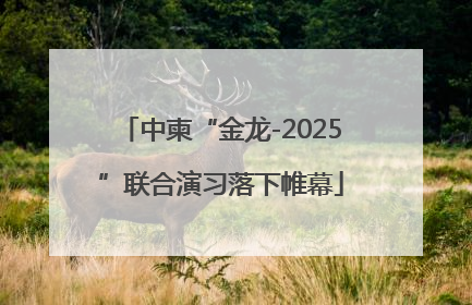 中柬“金龙-2025”联合演习落下帷幕