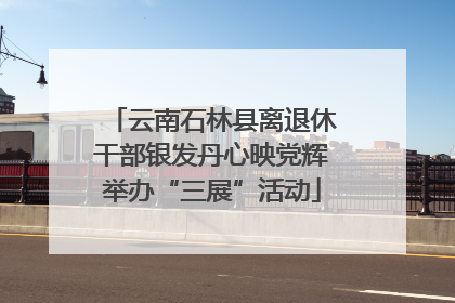 云南石林县离退休干部银发丹心映党辉举办“三展”活动