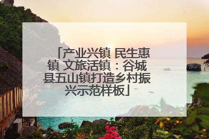 产业兴镇 民生惠镇 文旅活镇：谷城县五山镇打造乡村振兴示范样板