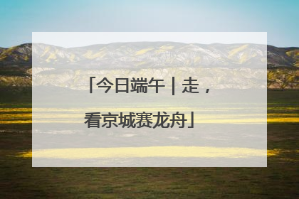 今日端午｜走，看京城赛龙舟