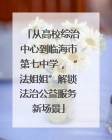 从高校综治中心到临海市第七中学，“法姐姐”解锁法治公益服务新场景