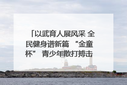 以武育人展风采 全民健身谱新篇 “金童杯” 青少年散打搏击邀请赛圆满落幕