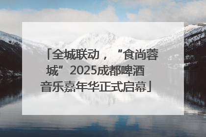 全城联动，“食尚蓉城”2025成都啤酒音乐嘉年华正式启幕
