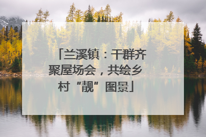 兰溪镇：干群齐聚屋场会，共绘乡村“靓”图景