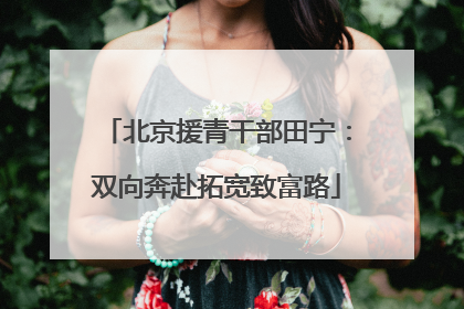 北京援青干部田宁：双向奔赴拓宽致富路