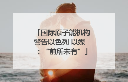 国际原子能机构警告以色列 以媒：“前所未有”