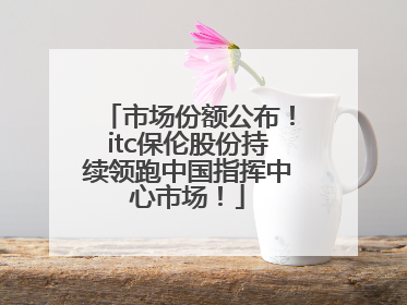 市场份额公布！itc保伦股份持续领跑中国指挥中心市场！