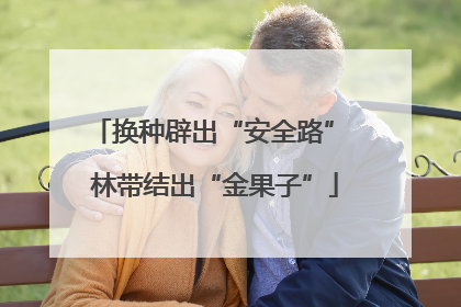 换种辟出“安全路” 林带结出“金果子”