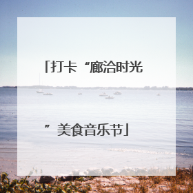 打卡“廊洽时光”美食音乐节
