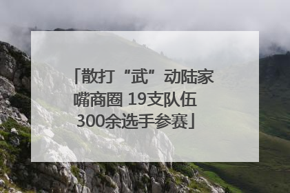 散打“武”动陆家嘴商圈 19支队伍300余选手参赛
