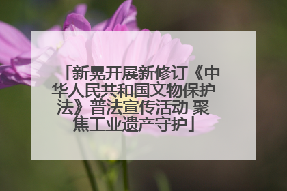 新晃开展新修订《中华人民共和国文物保护法》普法宣传活动 聚焦工业遗产守护