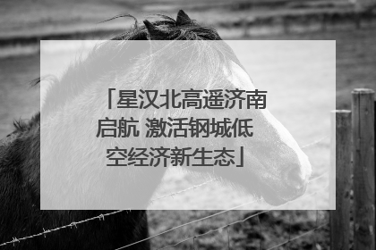 星汉北高遥济南启航 激活钢城低空经济新生态