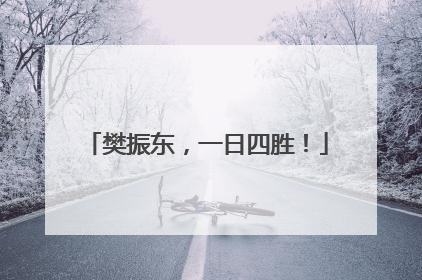 樊振东，一日四胜！