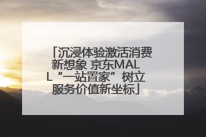 沉浸体验激活消费新想象 京东MALL“一站置家”树立服务价值新坐标