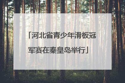 河北省青少年滑板冠军赛在秦皇岛举行