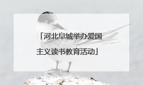 河北阜城举办爱国主义读书教育活动