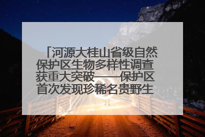 河源大桂山省级自然保护区生物多样性调查获重大突破——保护区首次发现珍稀名贵野生干巴菌与钝尾两头蛇