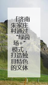 济南朱家庄村通过“绿茵场+”模式，打造独具特色的文体旅融合样板