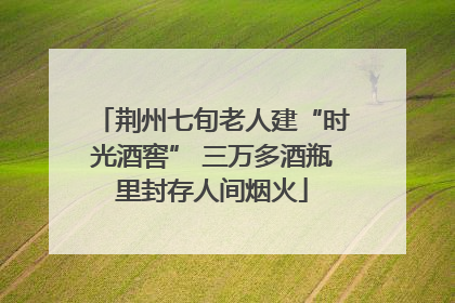 荆州七旬老人建“时光酒窖” 三万多酒瓶里封存人间烟火