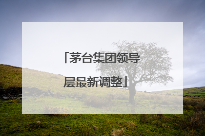 茅台集团领导层最新调整