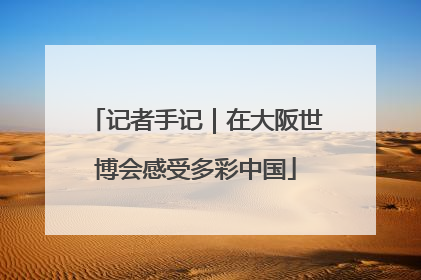 记者手记｜在大阪世博会感受多彩中国