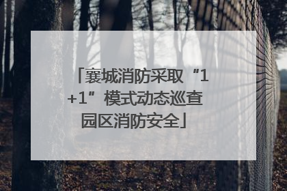 襄城消防采取“1+1”模式动态巡查园区消防安全