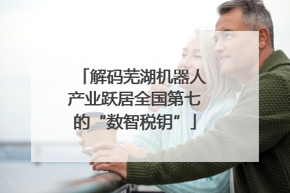 解码芜湖机器人产业跃居全国第七的“数智税钥”