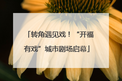 转角遇见戏！“开福有戏”城市剧场启幕