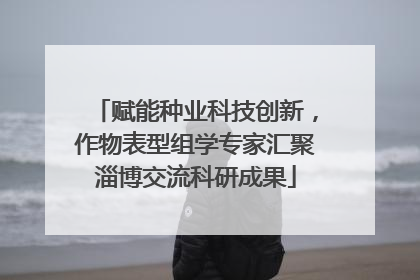 赋能种业科技创新，作物表型组学专家汇聚淄博交流科研成果