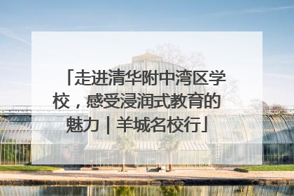 走进清华附中湾区学校，感受浸润式教育的魅力｜羊城名校行