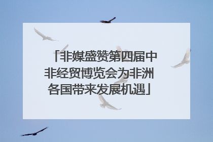非媒盛赞第四届中非经贸博览会为非洲各国带来发展机遇