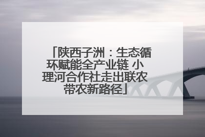 陕西子洲：生态循环赋能全产业链 小理河合作社走出联农带农新路径