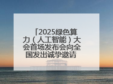 2025绿色算力（人工智能）大会首场发布会向全国发出诚挚邀请 共赴绿色算力与人工智能融合之约