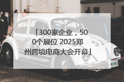 300家企业，500个展位 2025郑州跨境电商大会开幕